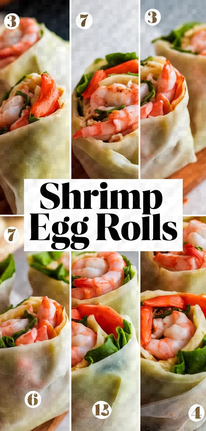 A photo of Shrimp Egg Rolls Recipe