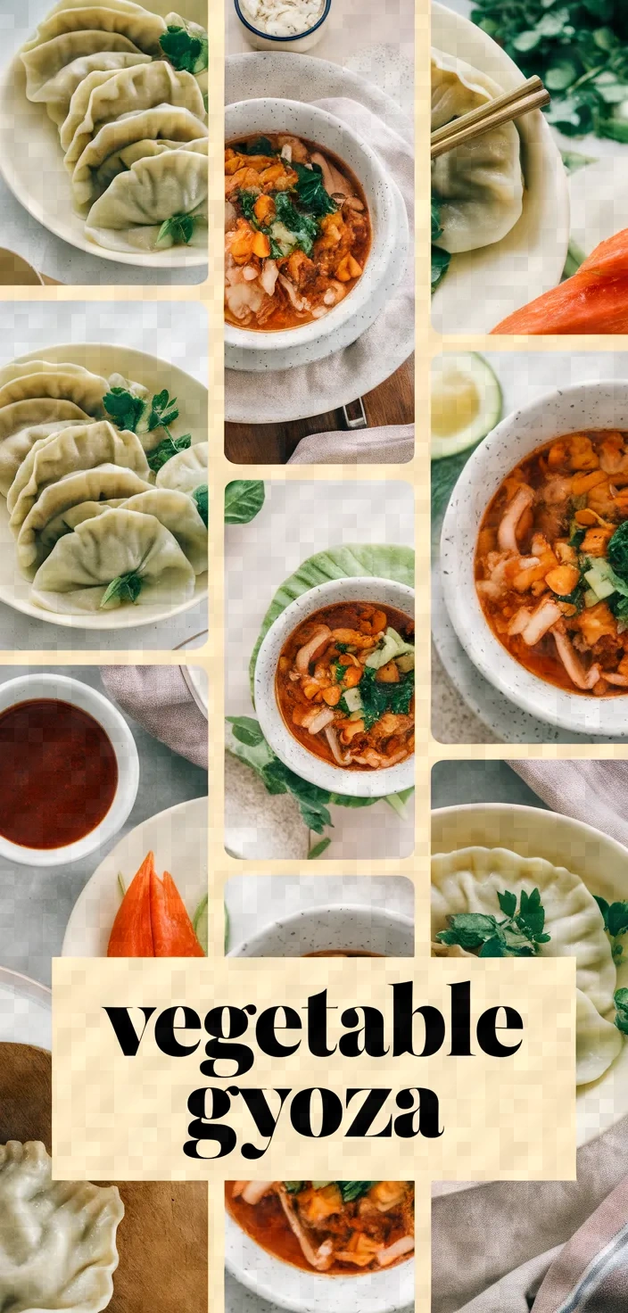 A photo of Vegetable Gyoza Recipe