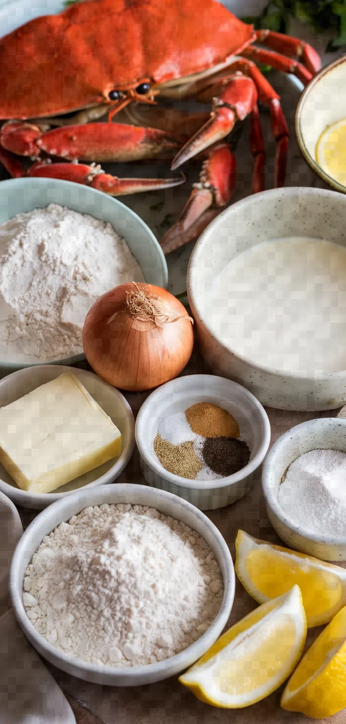 Ingredients photo for Creamy Crab Croquette Recipe