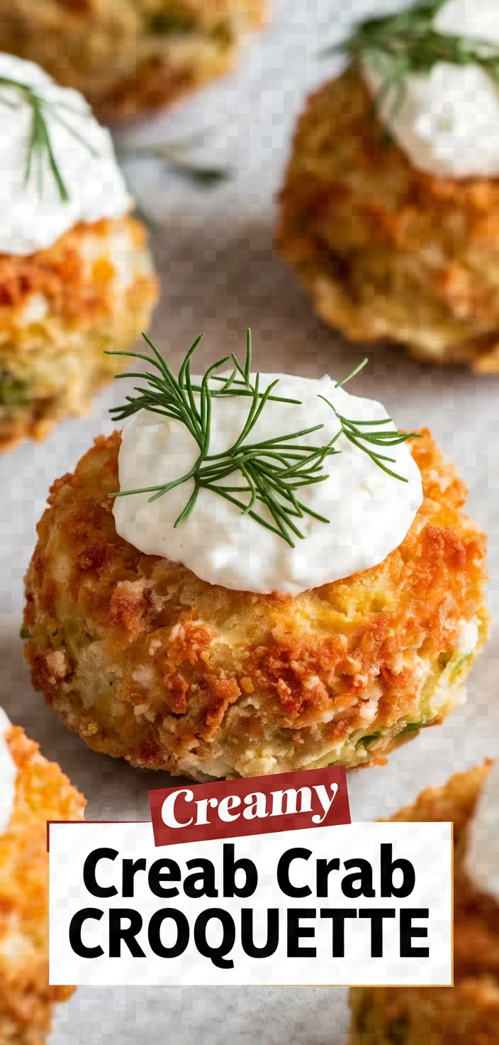 Photo of Creamy Crab Croquette Recipe