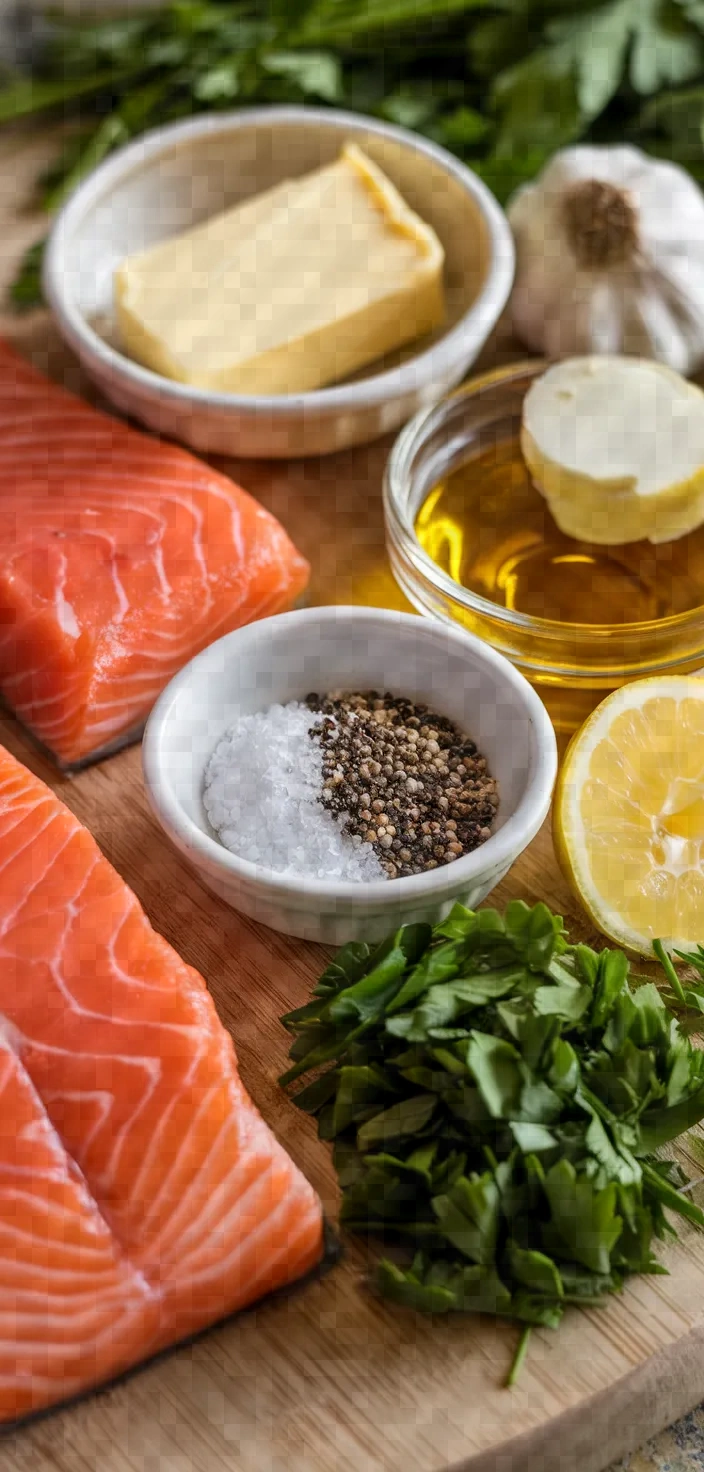 Ingredients photo for Crispy Salmon Recipe