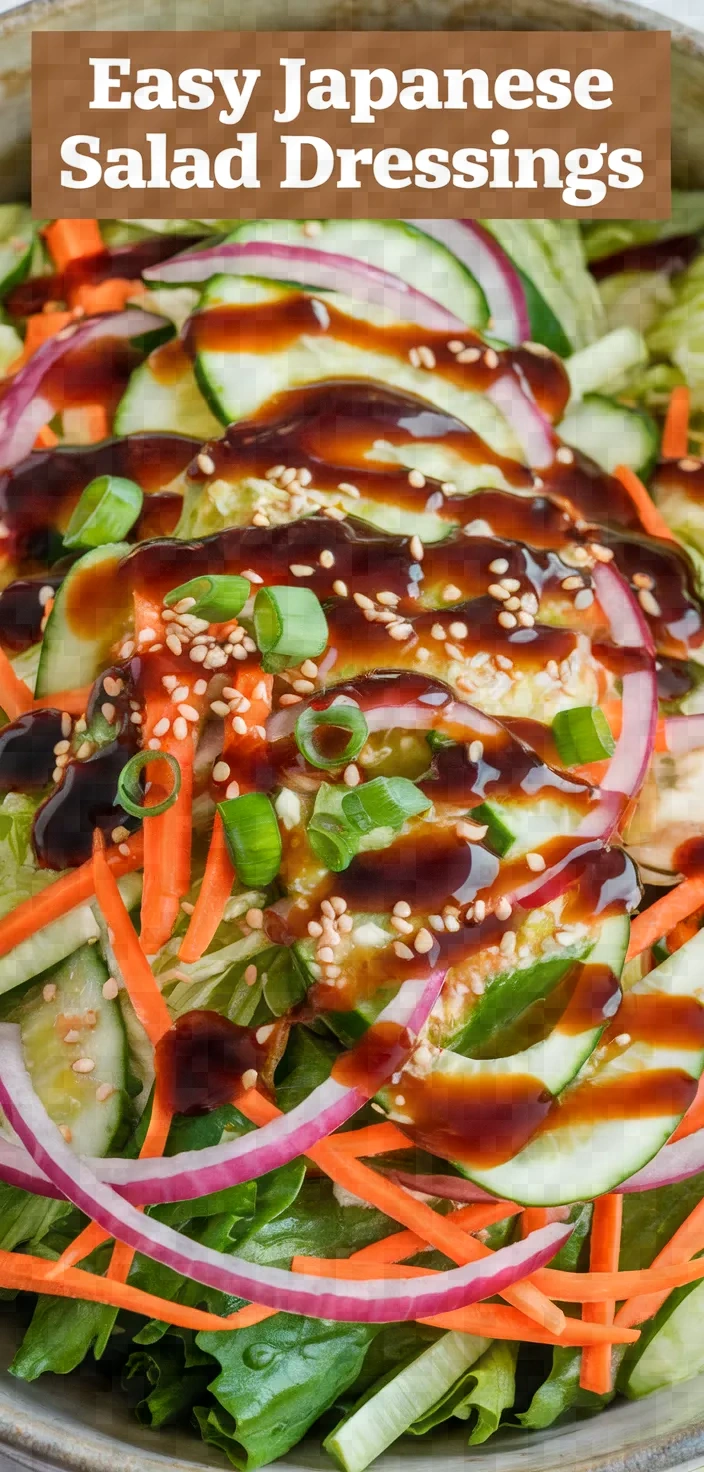 Easy Japanese Salad Dressings Recipe