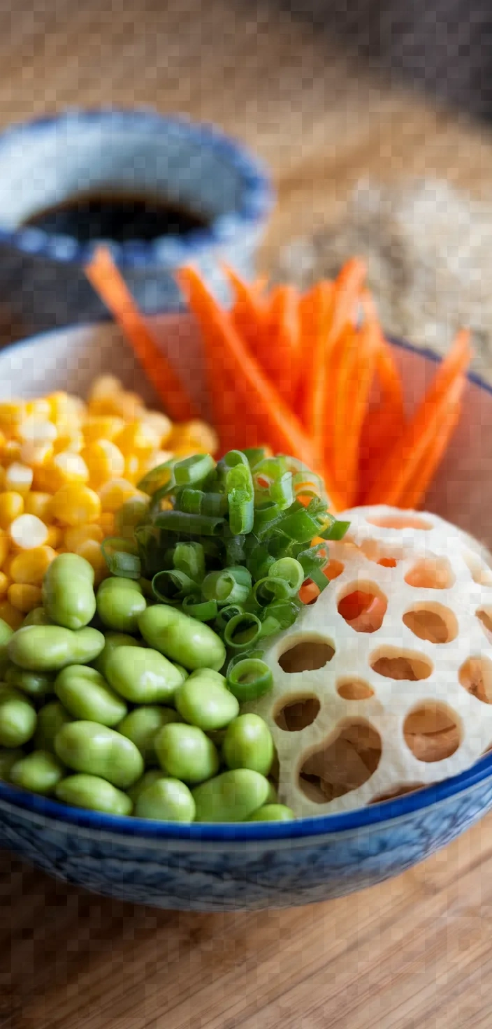 Ingredients photo for Hijiki Salad Recipe