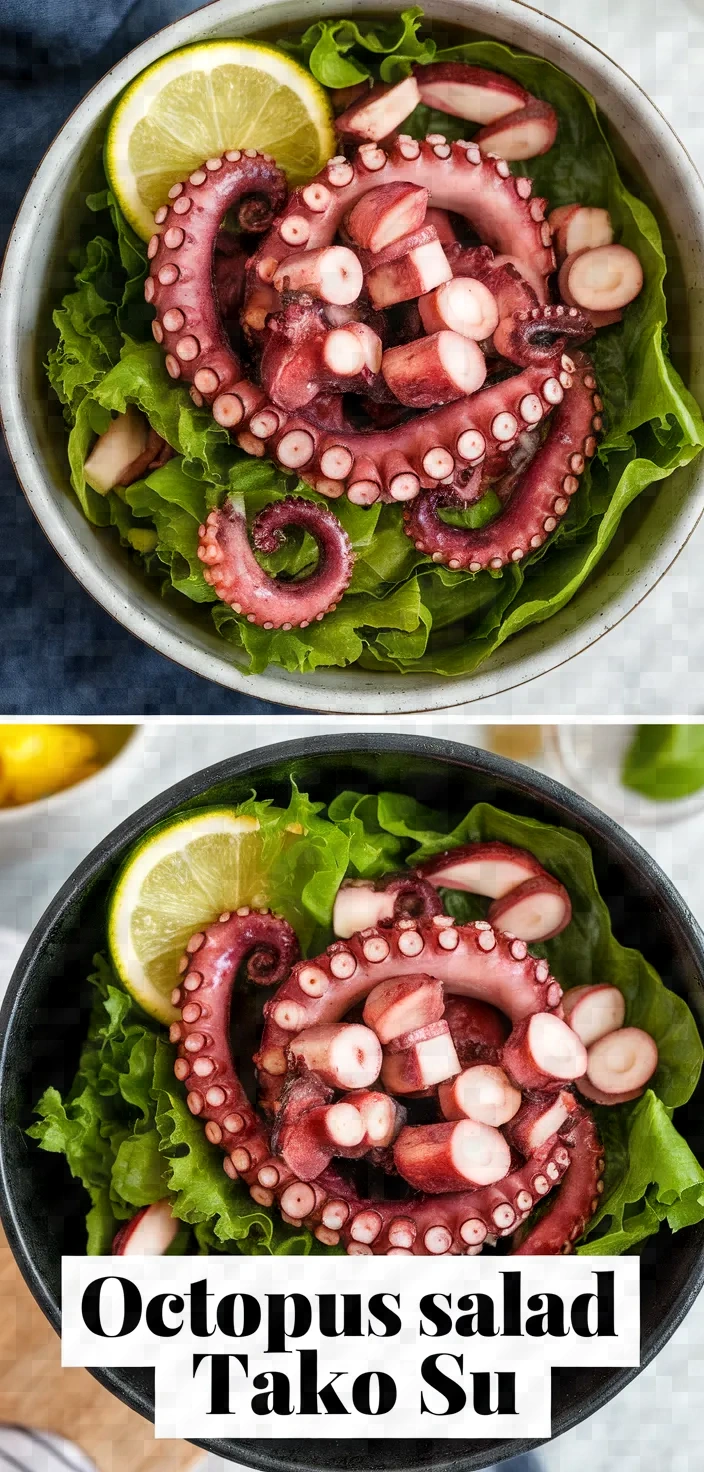 Octopus Salad Tako Su Recipe