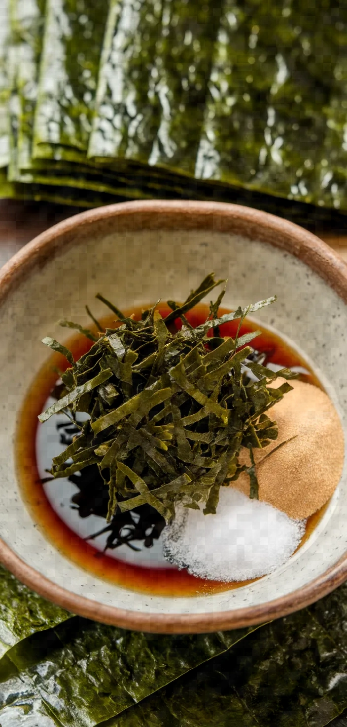 Ingredients photo for Shredded Nori Kizami Nori Recipe