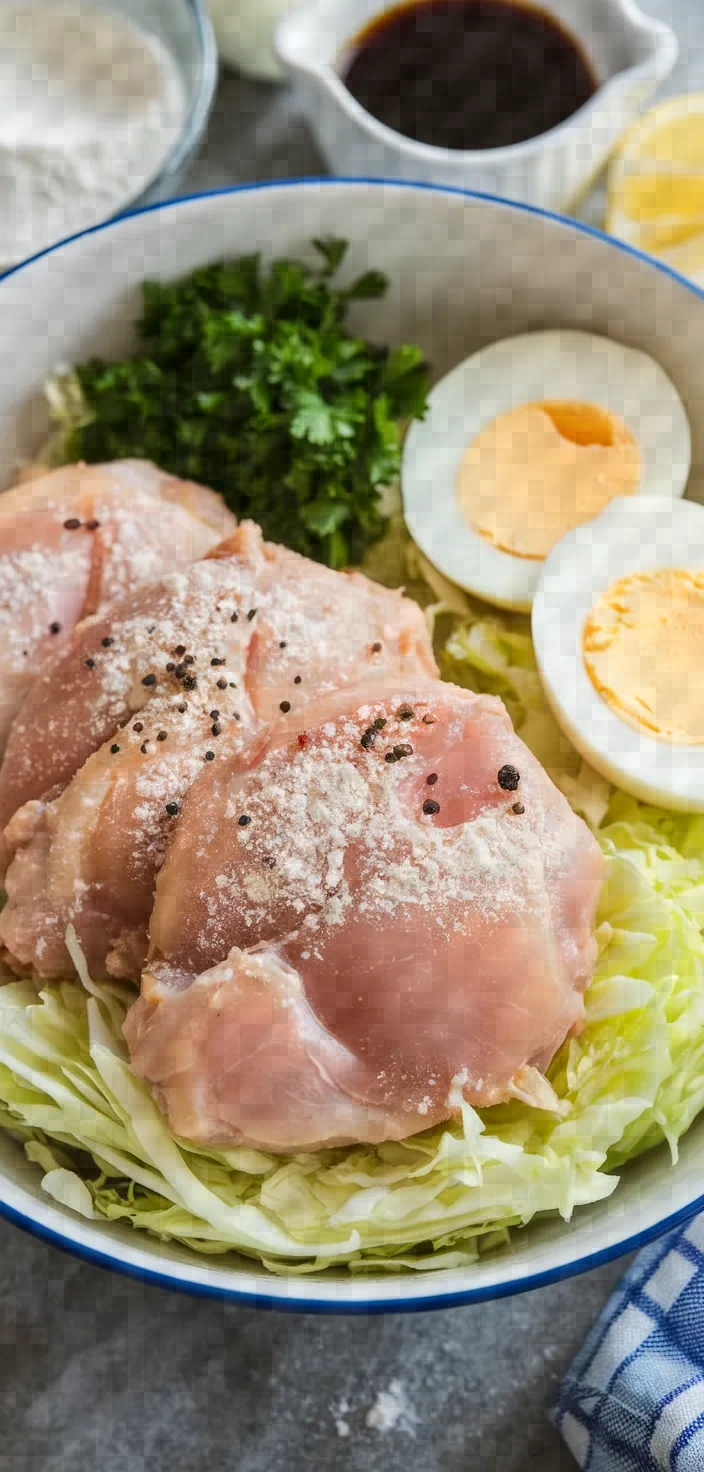 Ingredients photo for Chicken Nanban Recipe