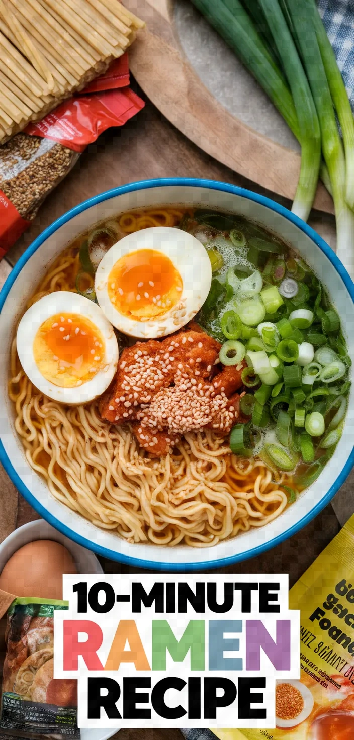 A photo of 10 Minute Meal Instant Ramen Recipe