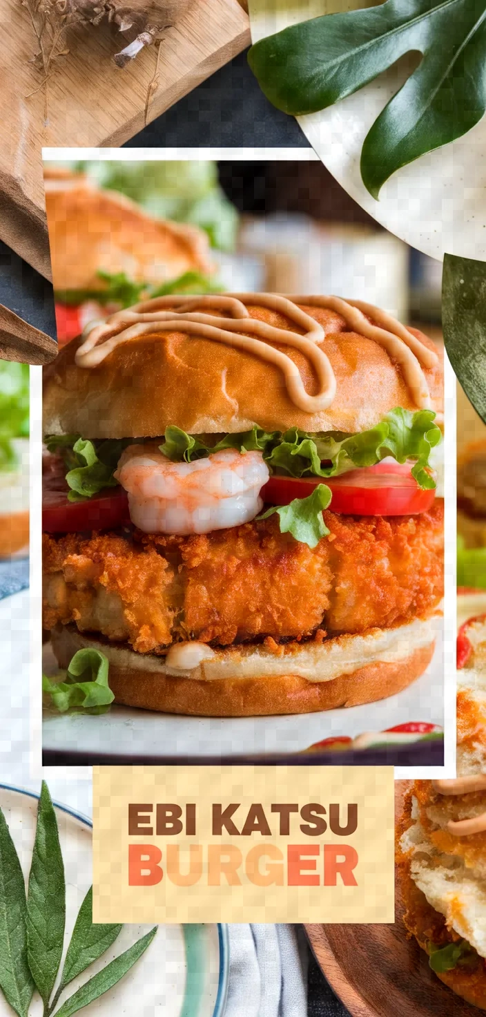 A photo of Ebi Katsu Burger Recipe