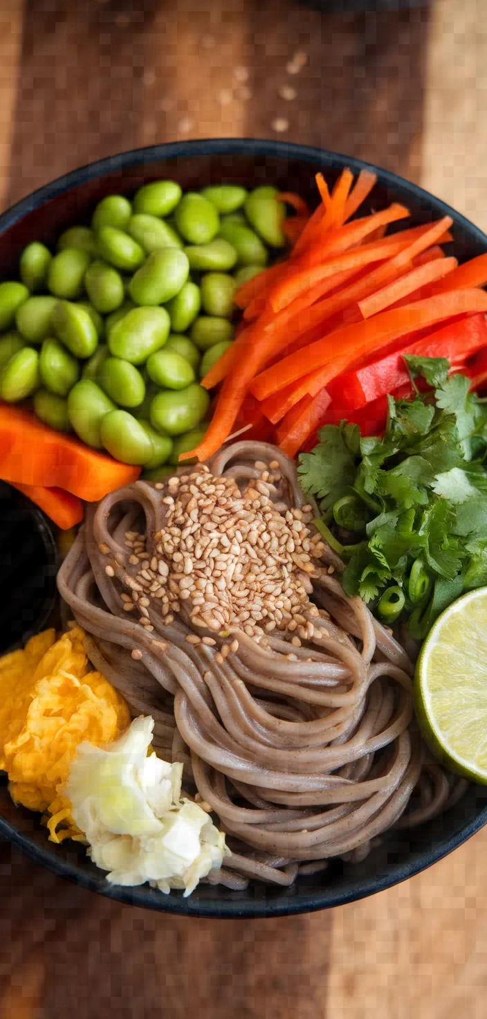 Ingredients photo for Soba Salad Recipe