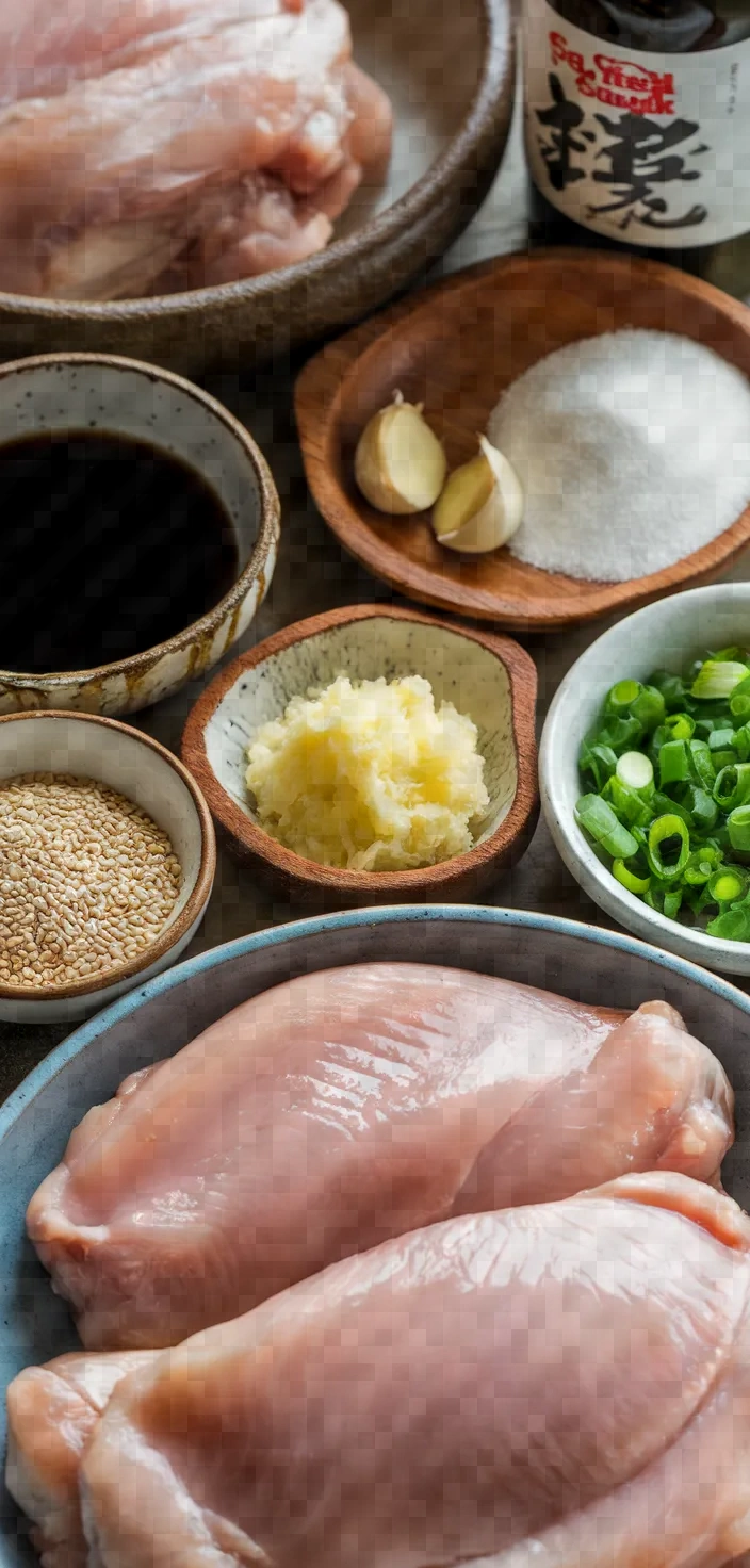 Ingredients photo for Chicken Teriyaki Recipe