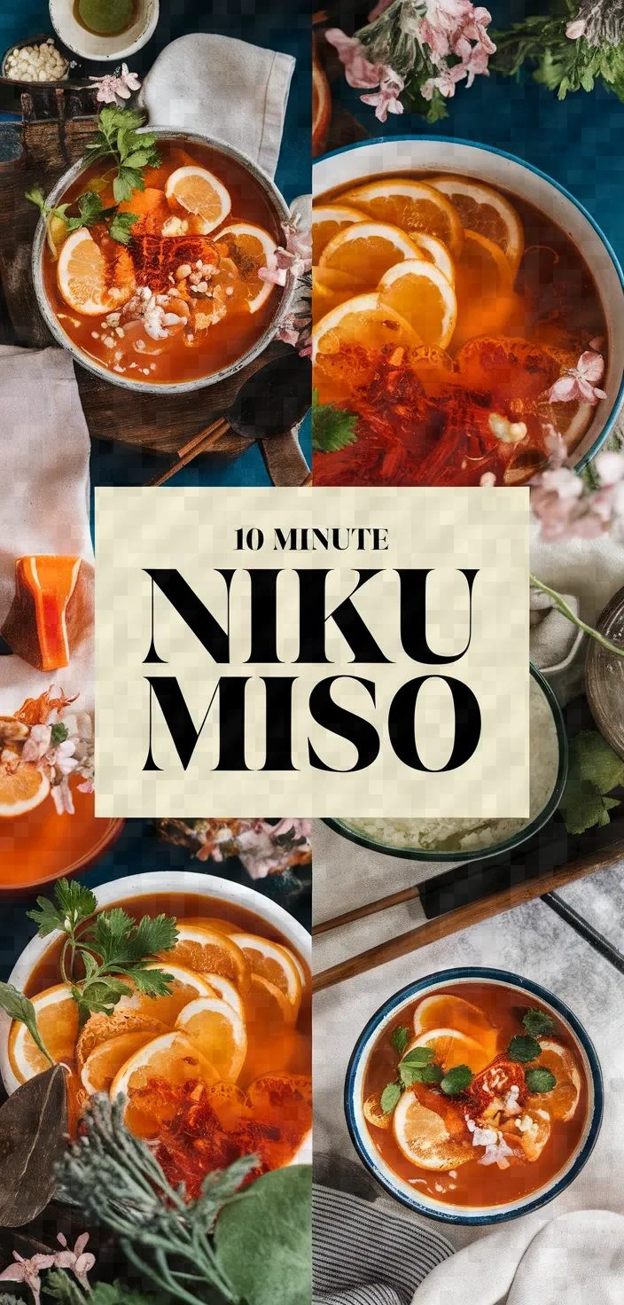 A photo of 10 Minute Meal Niku Miso Recipe