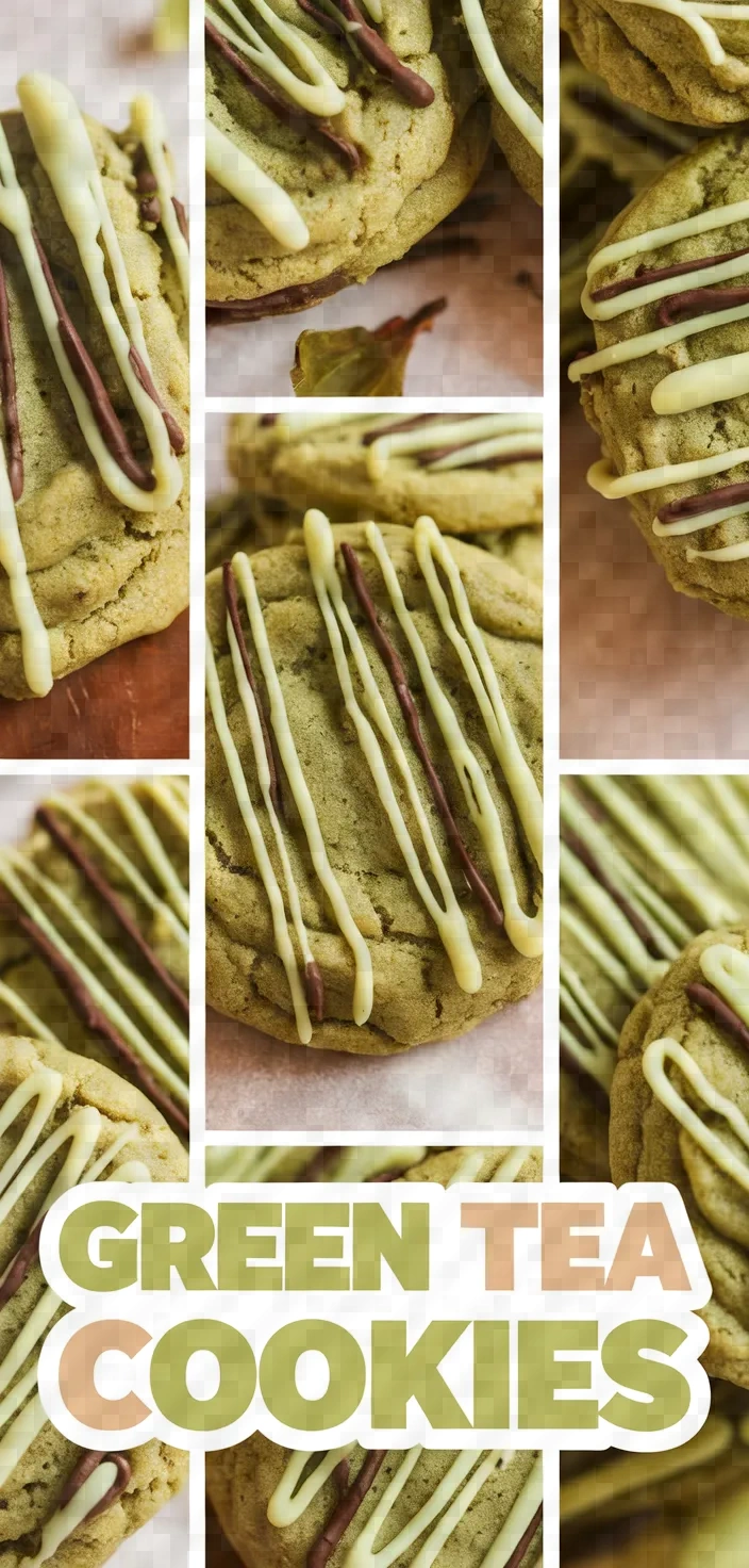 A photo of Green Tea White Chocolate Cookies Recipe