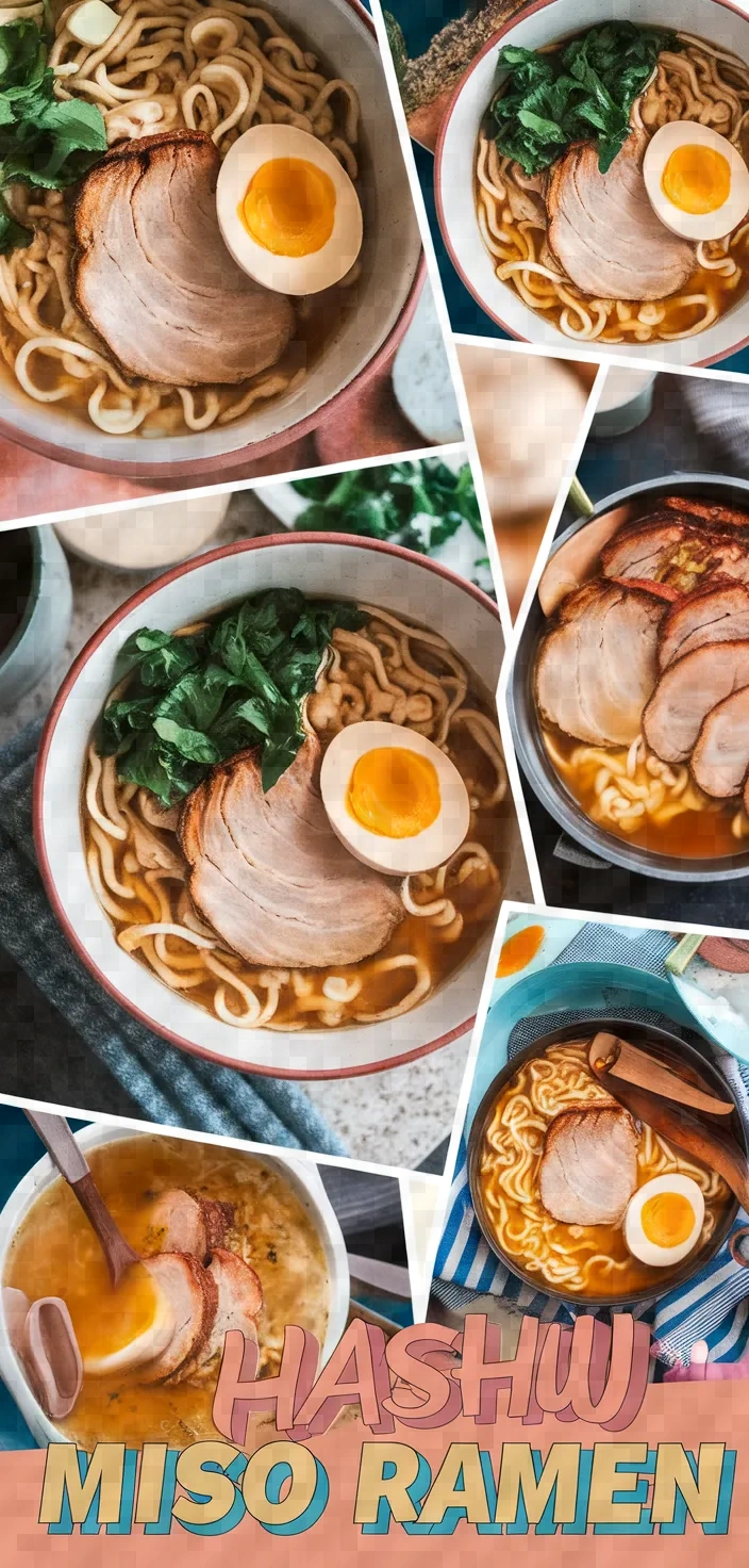 A photo of Homemade Chashu Miso Ramen Recipe