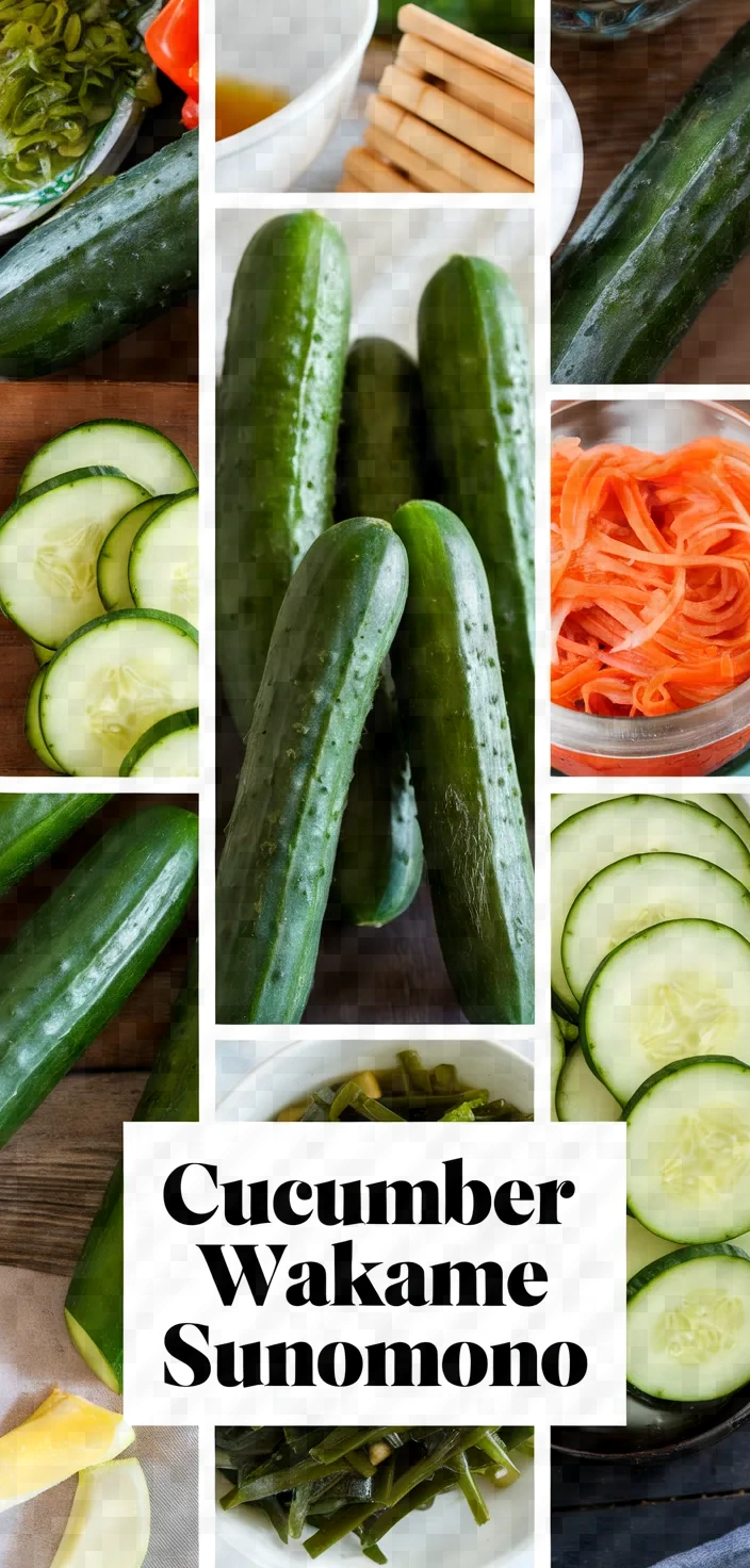 A photo of Sunomono With Cucumber And Wakame Recipe