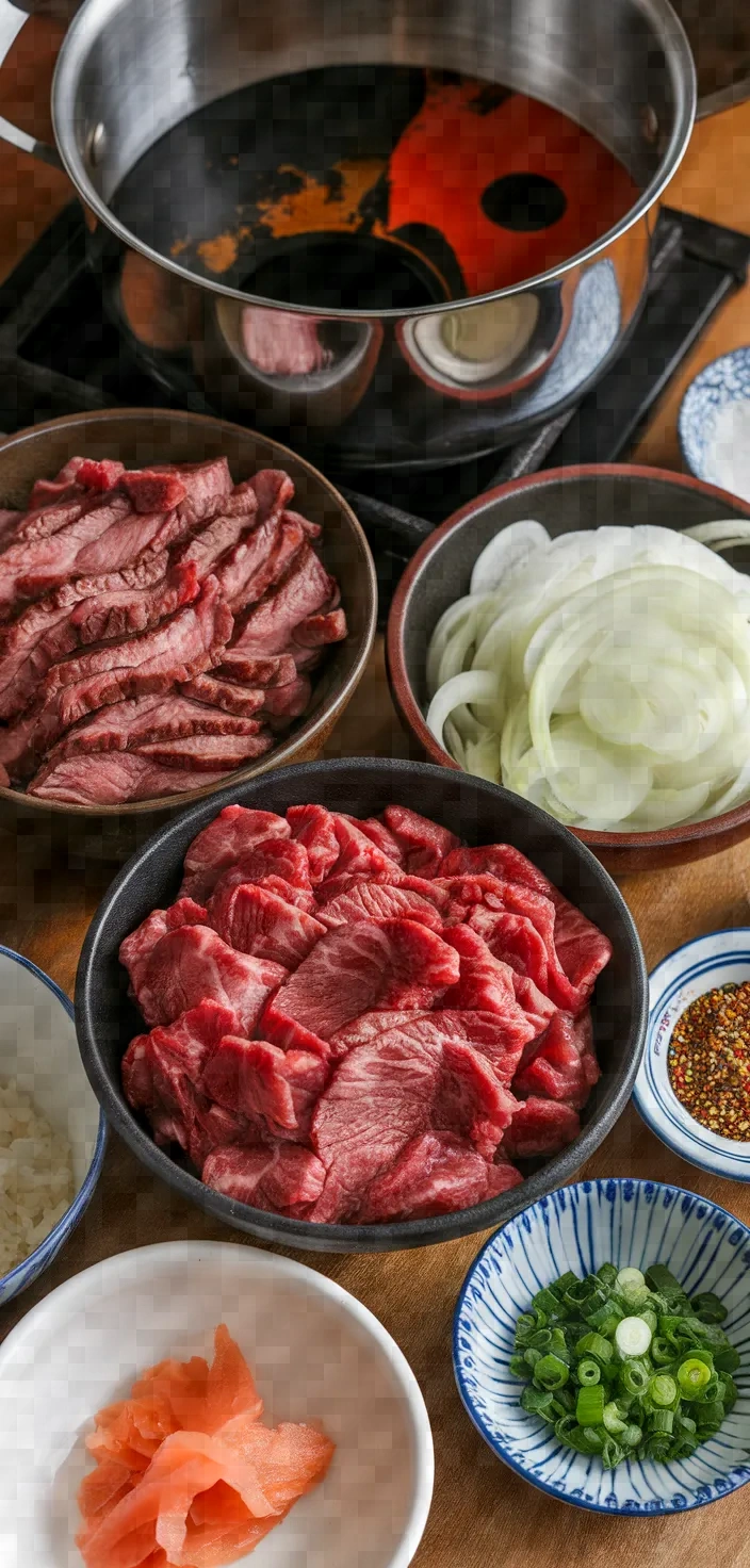 Ingredients photo for Gyudon Recipe