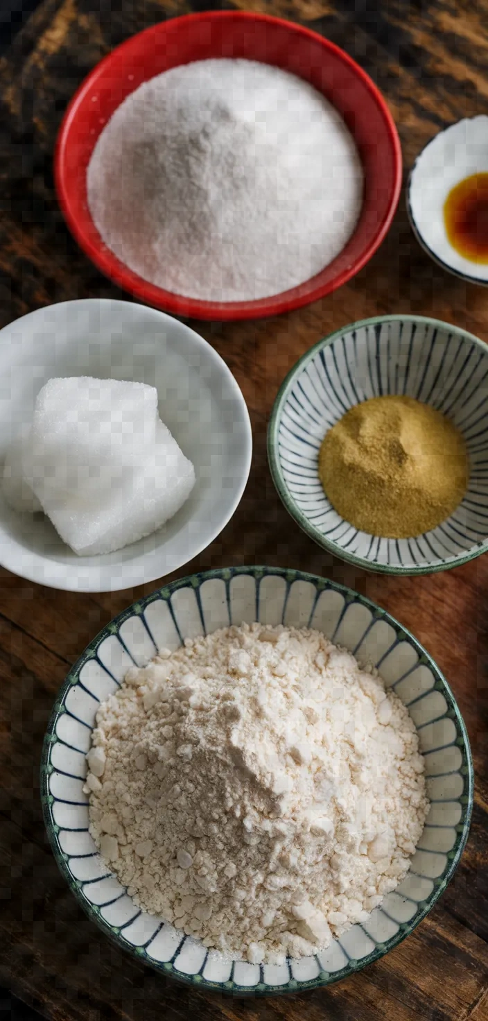 Ingredients photo for Hanami Dango Recipe