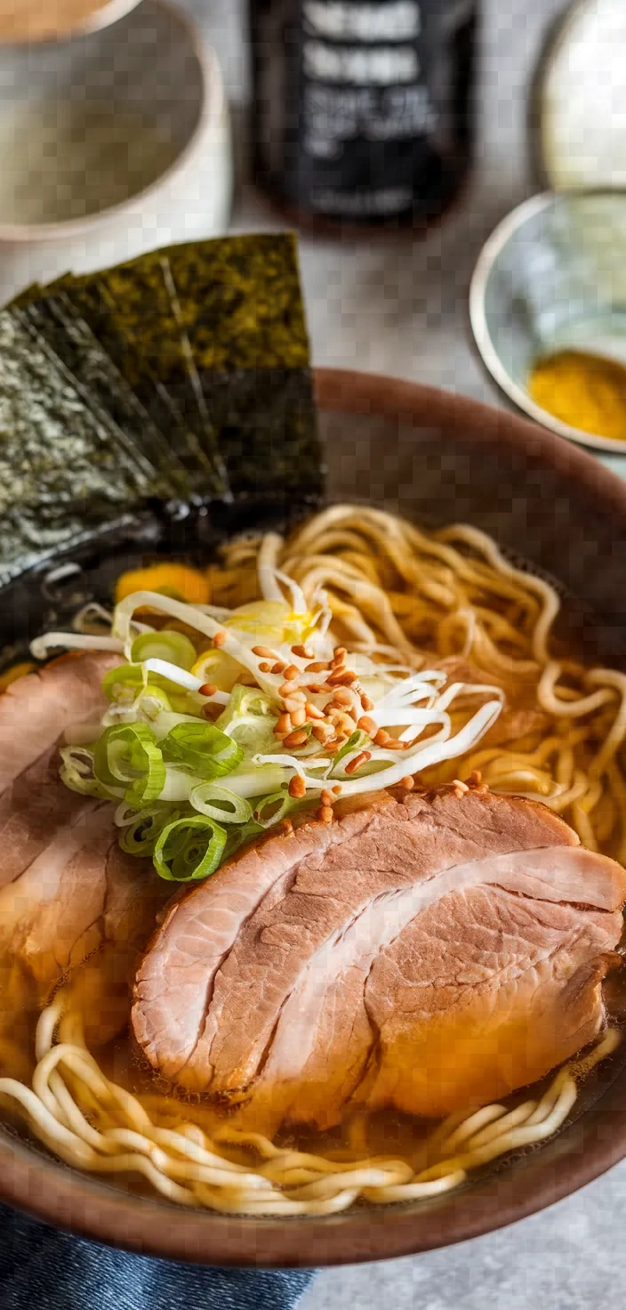 Ingredients photo for Homemade Chashu Miso Ramen Recipe