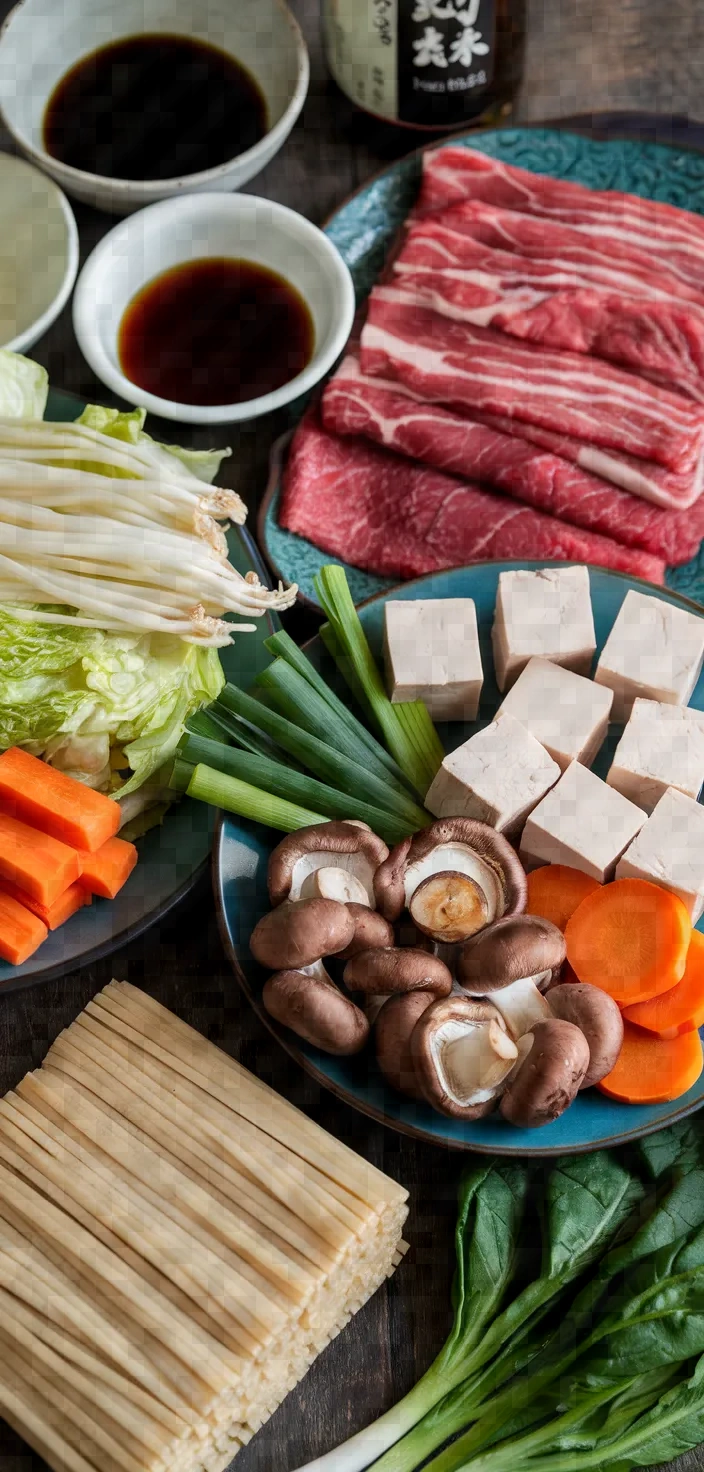 Ingredients photo for Nabemono Japanese Hot Pot Recipe