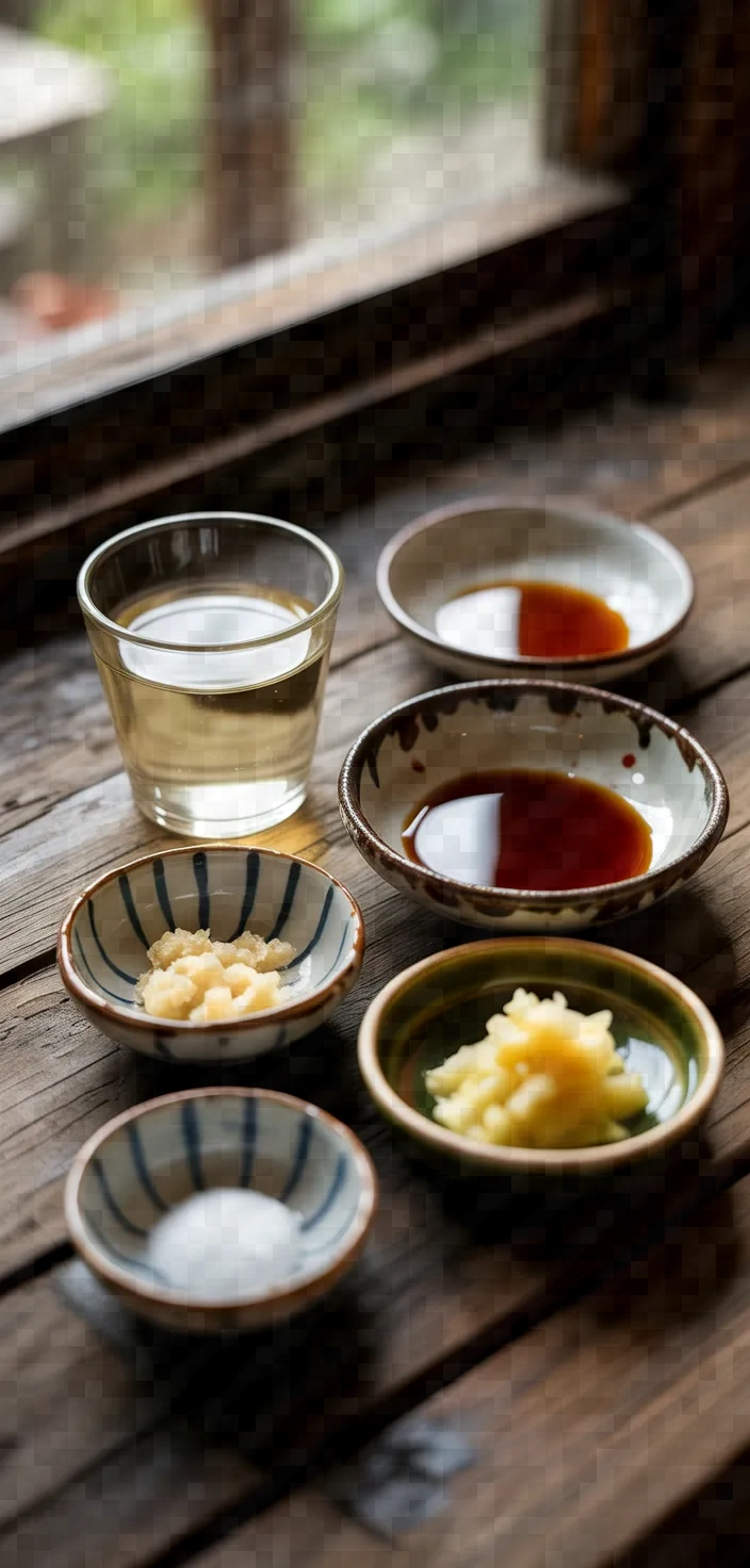 Ingredients photo for Sake Mirin Recipe