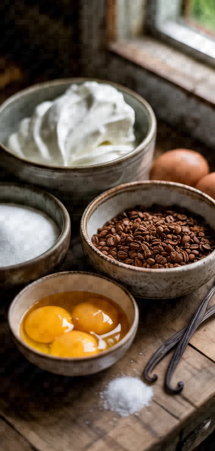 Ingredients photo for Coffee Ice Cream Recipe