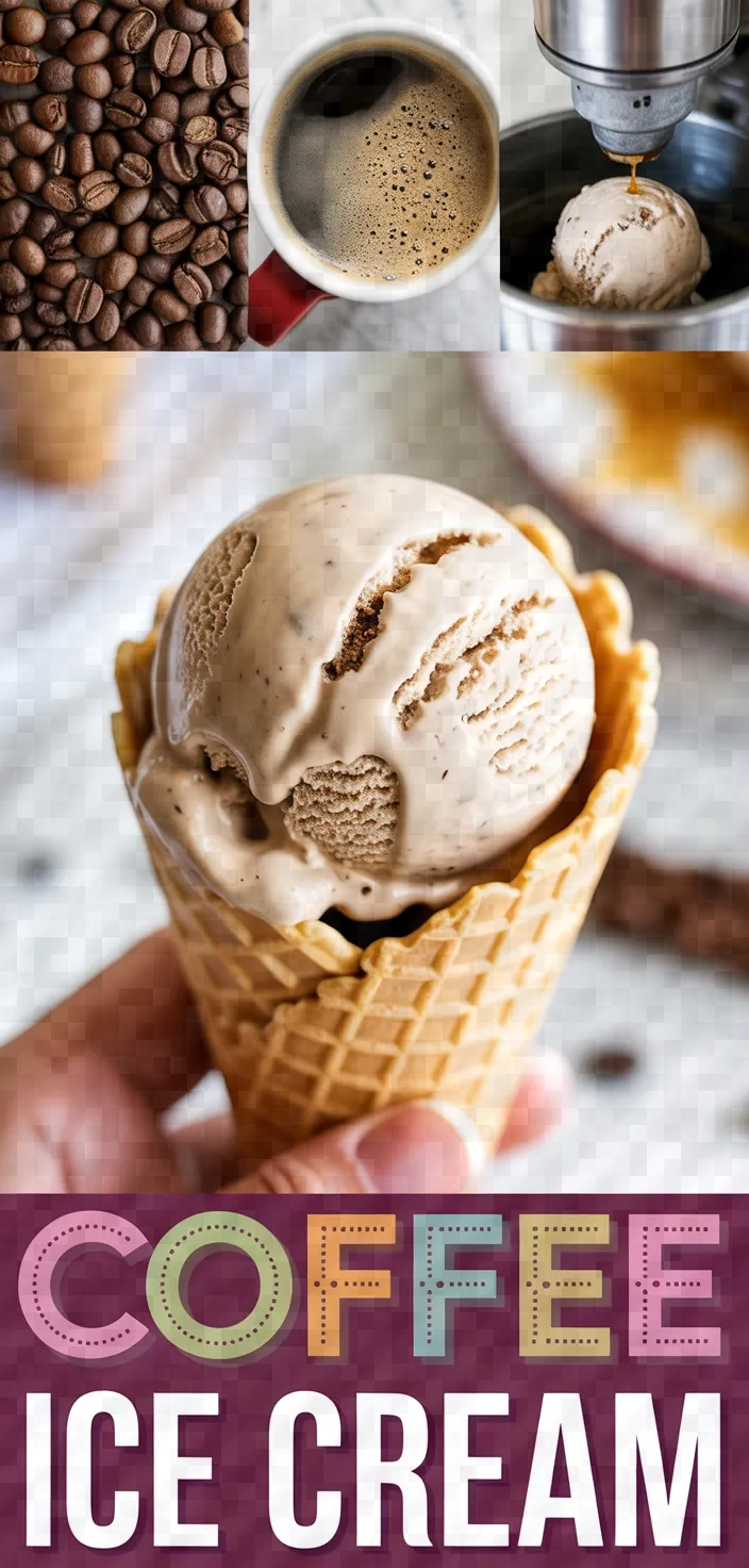 A photo of Coffee Ice Cream Recipe