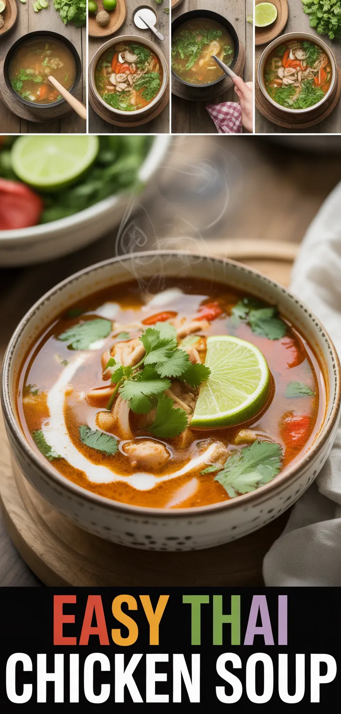 Easy Thai Chicken Soup Recipe