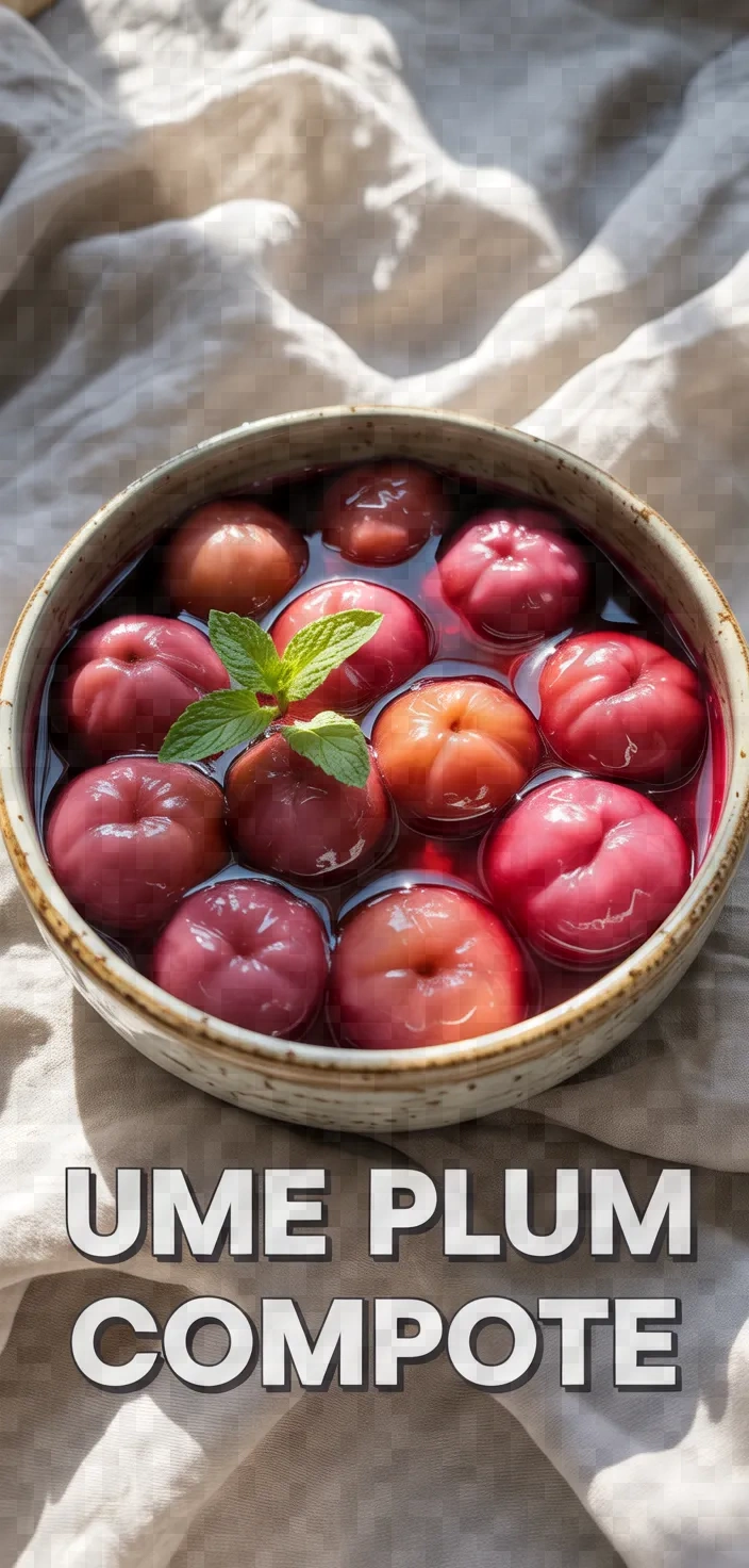 A photo of Ume Plum Compote Recipe
