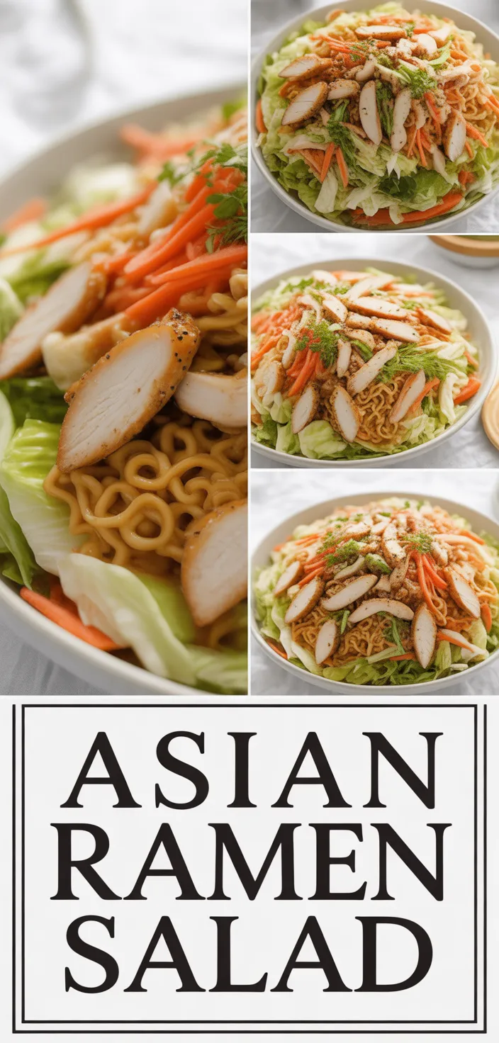 A photo of ASIAN RAMEN SALAD Recipe