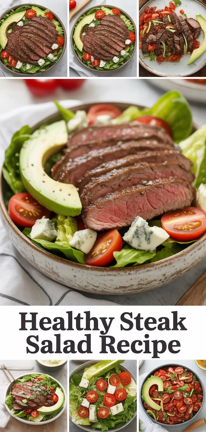 A photo of Healthy Steak Salad Recipe