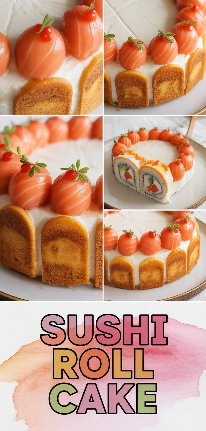 A photo of Sushi Roll Cake Recipe