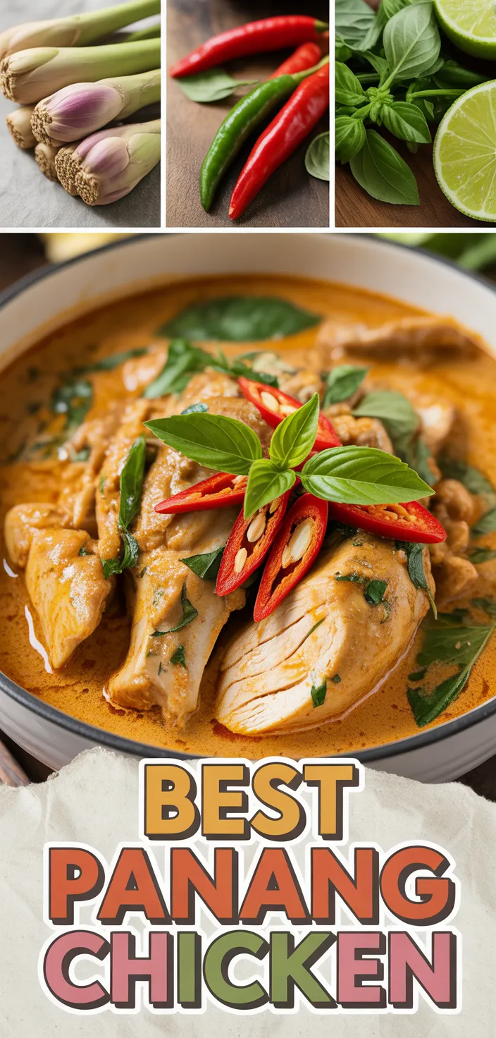 A photo of The Best Thai Chicken Panang Curry Recipe