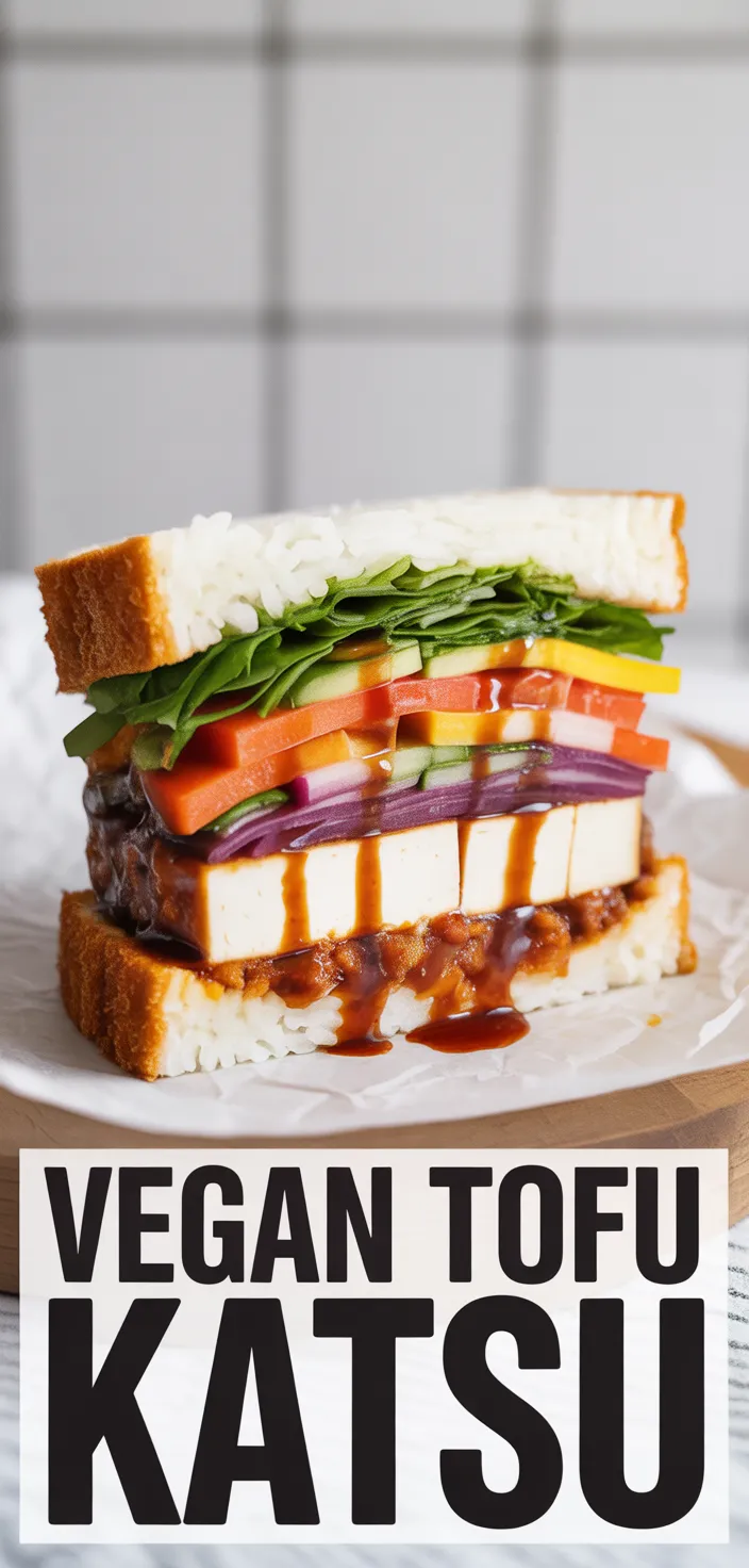 A photo of Vegan Tofu “Katsu” Sushi Sandwiches (Onigirazu) And Rolls Recipe
