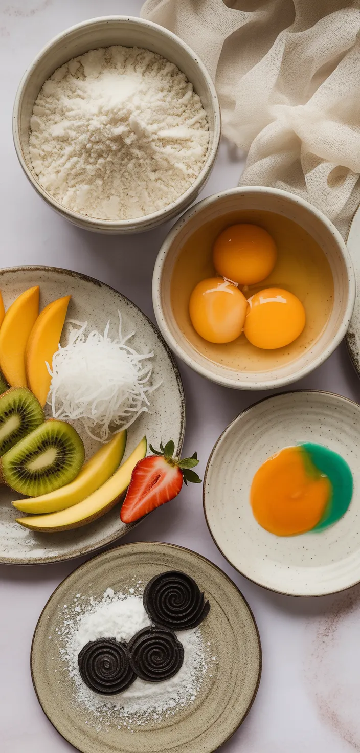 Ingredients photo for Sushi Roll Cake Recipe